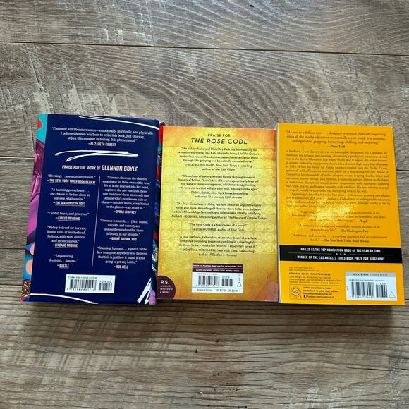 Best seller book lot Untamed the Rose Code and Unbroken - Picture 3 of 5